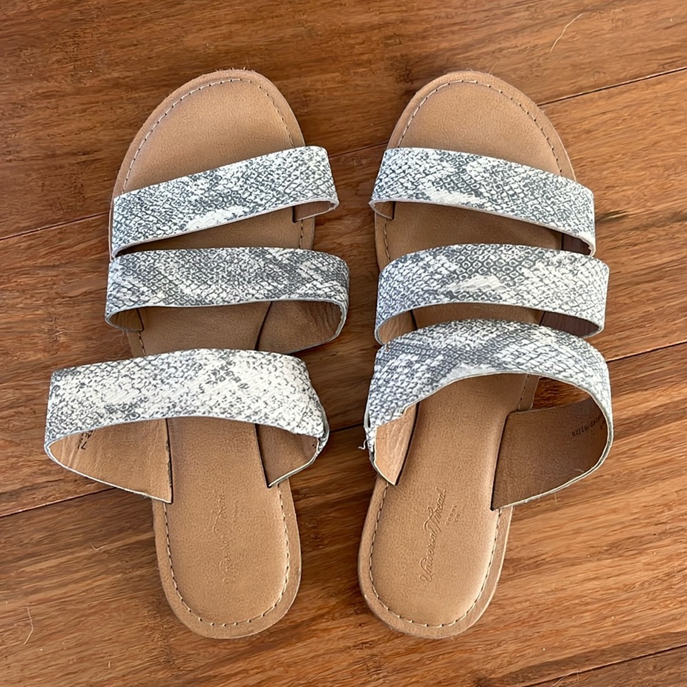 Three strap sandals